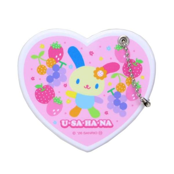 「手鏡」 手鏡 ウサハナ ハート型スライドミラー PK サンリオ マリモクラフト 化粧直し スライド式 サッと取り出してメイクチェックできる 大人気サンリオキャラクターグッズにまたまた可愛いnewアイテム登場こちらは便利な[コンパクトミラー...