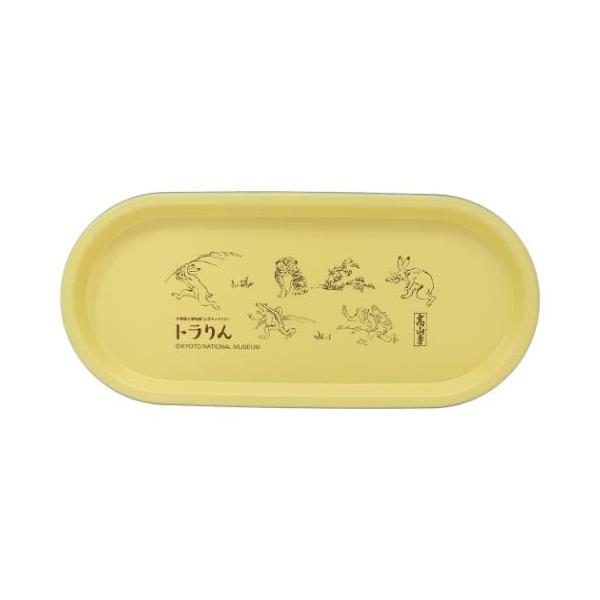 「食器その他」 鳥獣戯画Xトラりん グッズ お盆 キャラクター 小判トレー トラりんと鳥獣戯画のおしゃれなコラボシリーズ 平安時代から鎌倉時代前期にかけて描かれた鳥獣戯画と尾形光琳筆の[竹虎図]がモチーフになった京都国立博物館の公式キャラク...