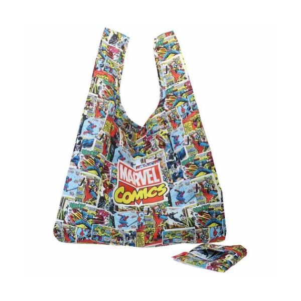 エコバッグ マーベル 折りたたみ ショッピングバッグ MARVEL コミックシリーズ お買い物かばん キャラクタークリスマス プレゼント 福袋 男の子