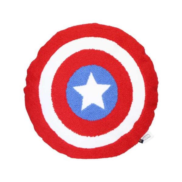キャプテン アメリカ クッション ダイカットクッション シールドクッション サガラ MARVEL