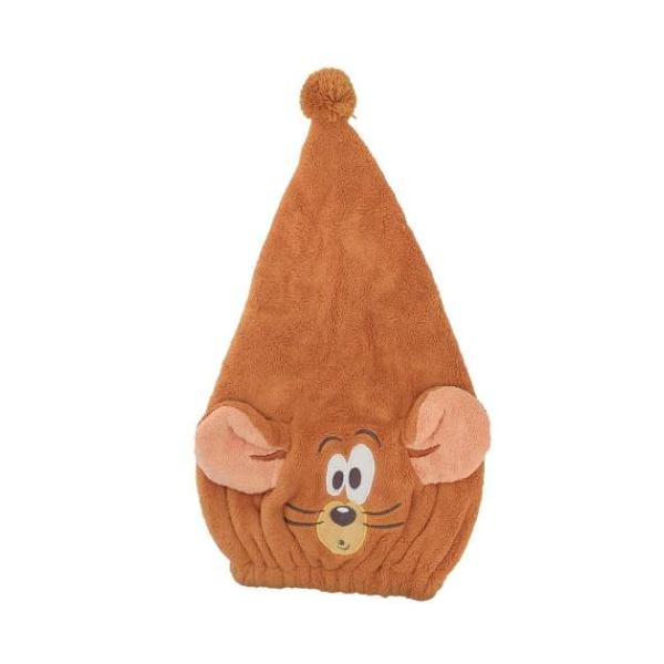 「キャップタオル」 トムとジェリー キャップタオル バラエティキャップタオル ジェリーキャップ ワーナーブラザース 丸眞 ヘアドライタオル帽子 マイクロファイバー お風呂上り お風呂上りやプール後のヘアドライキャップに 大人気トム＆ジェリー...