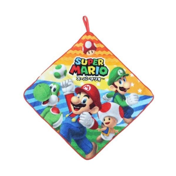 他サイト： スーパーマリオ グッズ ループタオル キャラクター 幼稚園 ループ付き ハンドタオル アクションスタークリスマス プレゼント 福袋 男の子 女の子 ギの商品画像