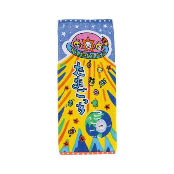 フェイスタオル たまごっち ジャガードロングタオル オーガニック