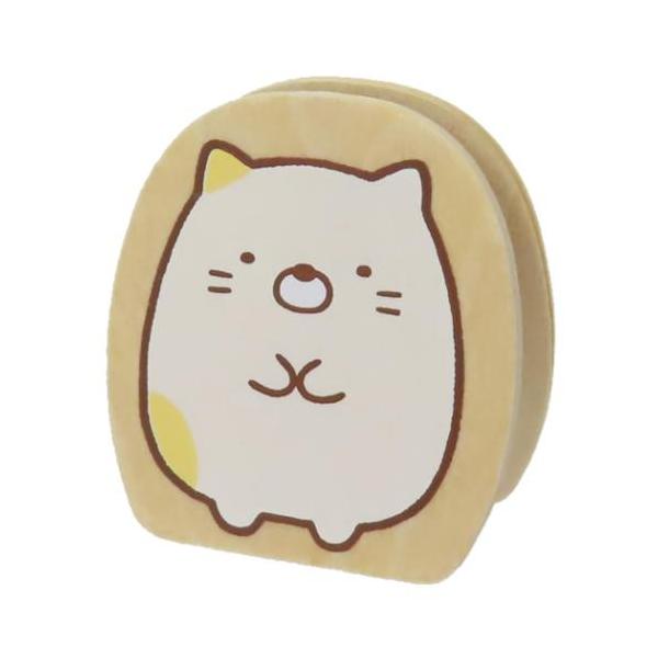 「クリップ マグネット」 すみっコぐらし クリップ ダイカットメモスタンド ねこ サンエックス ナガノファクトリー 事務用品 メモ立て 備品やメモをかわいく挟んで サンエックスの大人気キャラクター[すみっこぐらし]グッズにまたまた可愛いne...