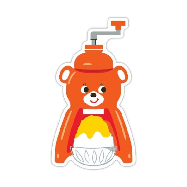 「ステッカーその他」 ダイカットシール シール ステッカー 夏タイガー氷削り器オレンジ 日本ホールマーク デコレーション タイガー氷削り器のステーショナリーシリーズ 毎日が楽しくなるキュートなZAKKAシリーズこちらはかわいい[ステッカー]...