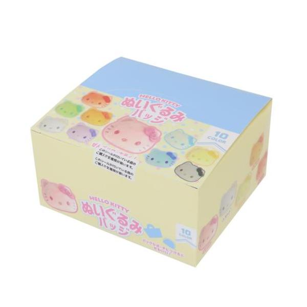 ハローキティ キャラクター マスコット ぬいぐるみバッジ 全10種 10個