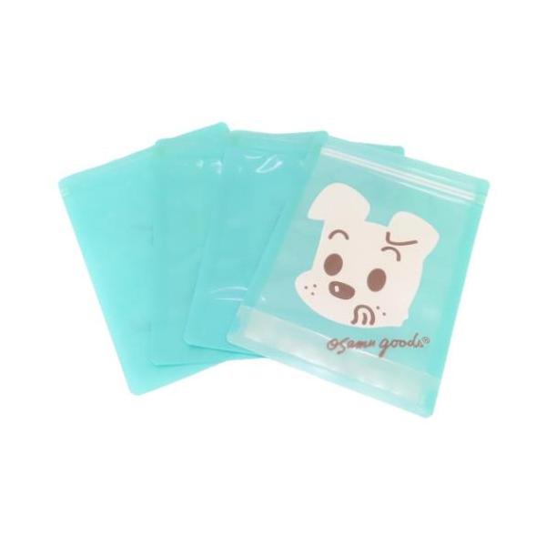 「ラッピング用品」 オサムグッズ ストレージバッグ 4枚セット Osamu Goods 小分けビニール袋 キャラクター FACE DOG GR マチ付きのストレージバッグ 人気イラストレーター原田治が生みだした[OSAMU GOODS/オサ...