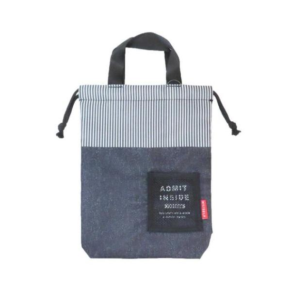 「シューズバッグ」 運動靴かばん モノトーン シューズバッグ クーリア アドミッドインサイド ブラックデニム グッズ 新入学にかわいい雑貨や文具で揃えちゃおう 新入学 新学期に大喜び間違いナシのキュートな雑貨シリーズこちらは体育館シューズな...