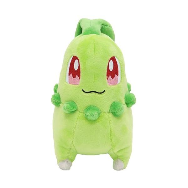 美品 2009年 ポケモンセンター限定 クリスマス チコリータ　ぬいぐるみ タグ 2009年 ポケモンセンター限定 クリスマス チコリータ ぬいぐるみ タグ