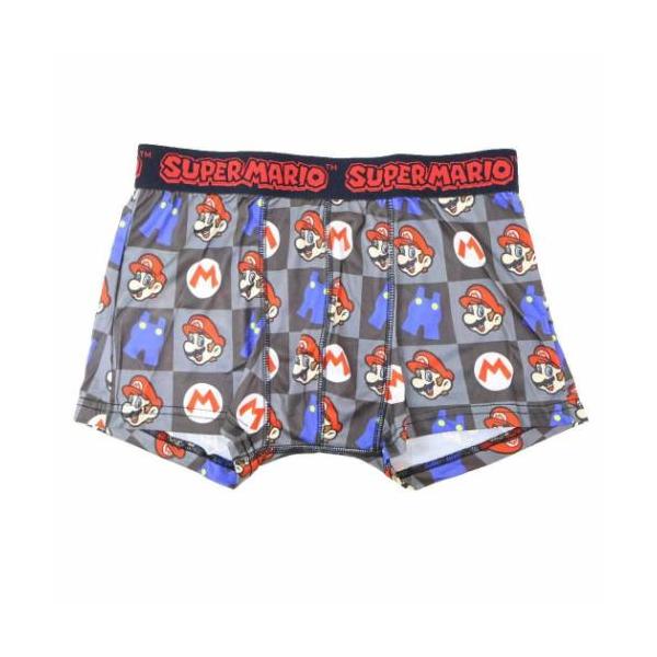 スーパーマリオ キャラクター 男性用下着 転写ボクサーブリーフ マリオ