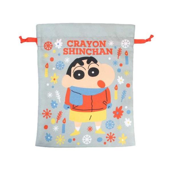 クレヨンしんちゃん トラベル巾着 巾着袋 アニメキャラクター ふゆ スモールプラネット