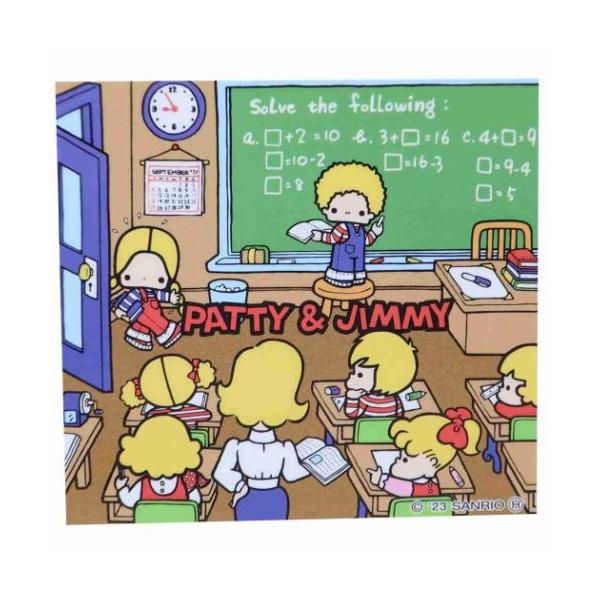 「メール便可」「ステッカー：キャラクター」 ダイカットシール パティ＆ジミー ダイカットビニールステッカー 教室 サンリオ スモールプラネット デコシール 耐水性 車やバイク、カバンやステーショナリーなどいろんなトコに… 大人気サンリオキャ...