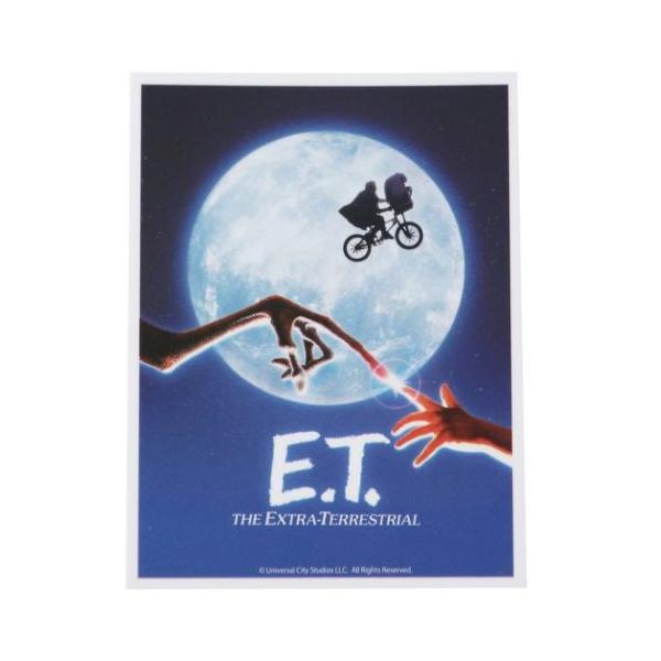 「メール便可」「ステッカー：キャラクター」 ビッグシール ダイカット ビニール ステッカー ユニバーサル映画 E.T. キャラクター スモールプラネット 車やバイク、カバンやステーショナリーなどいろんなトコに… 大人気[E.T.]グッズにま...