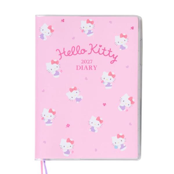 ハローキティ ウィークリー手帳2027 B6 ケイダイアリー27 10月始まり スケジュール帳 令和9年手帖 Sanrio サンリオ