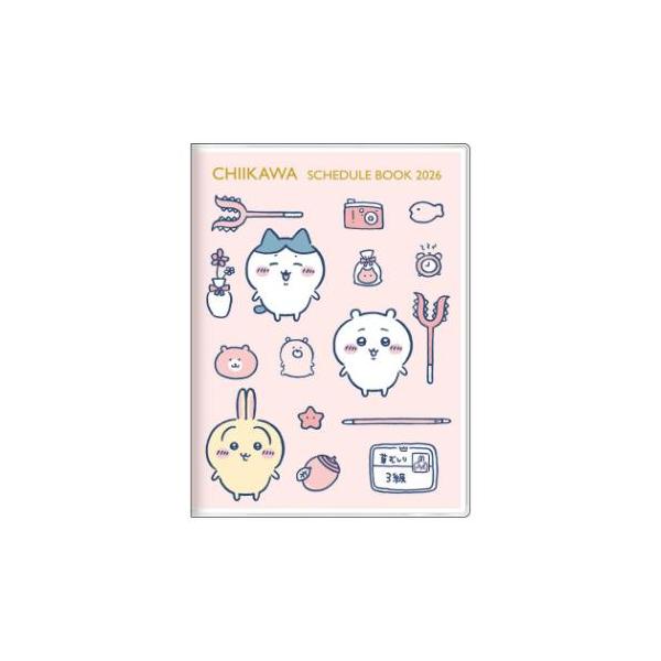 ちいかわ 令和8年手帖 A6マンスリー手帳2026 キャラクター 2026年月間