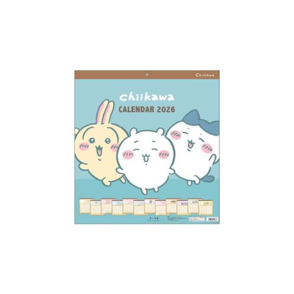 30%OFF】ちいかわ 壁掛けカレンダー2026年 ウォールカレンダー