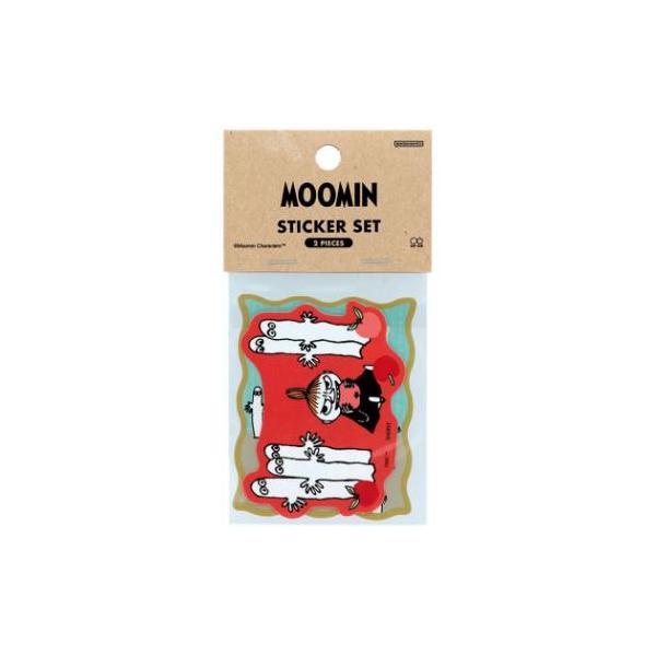 「ステッカー：キャラクター」 ムーミン 北欧 キャラクター ダイカットステッカー ステッカー2枚セット ニョロニョロ リトルミイ サンスター文具 ニョロニョロだらけのミニトータルシリーズ 大人気[Moomin/ムーミン]グッズにまたまた可愛...