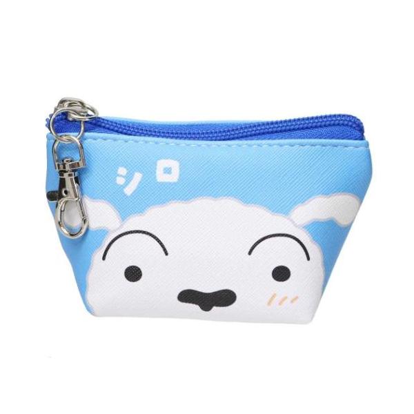 「ミニポーチ クリアポーチ」 クレヨンしんちゃん グッズ ミニポーチ アニメキャラクター 三角ミニポーチ シロ イヤホンやリップ、目薬など小物の収納に便利 大人気アニメ[クレヨンしんちゃん]グッズにまたまた可愛いnewアイテム登場こちらはイ...