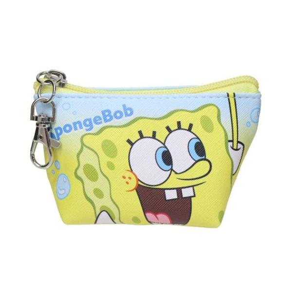 「ミニポーチ クリアポーチ」 スポンジボブ グッズ ミニポーチ キャラクター 三角ミニポーチ イヤホンやリップ、目薬など小物の収納に便利 大人気[スポンジボブ]グッズにまたまた可愛いNEWアイテム登場こちらはイヤホン、リップ、目薬など小物の...
