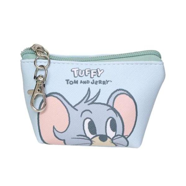 「ミニポーチ クリアポーチ」 トムとジェリー ミニポーチ 三角ミニポーチ TF タフィー ワーナーブラザース ティーズファクトリー 小物入れ イヤホンやリップ、目薬など小物の収納に便利 大人気トム＆ジェリーグッズにまたまた可愛いnewアイテ...
