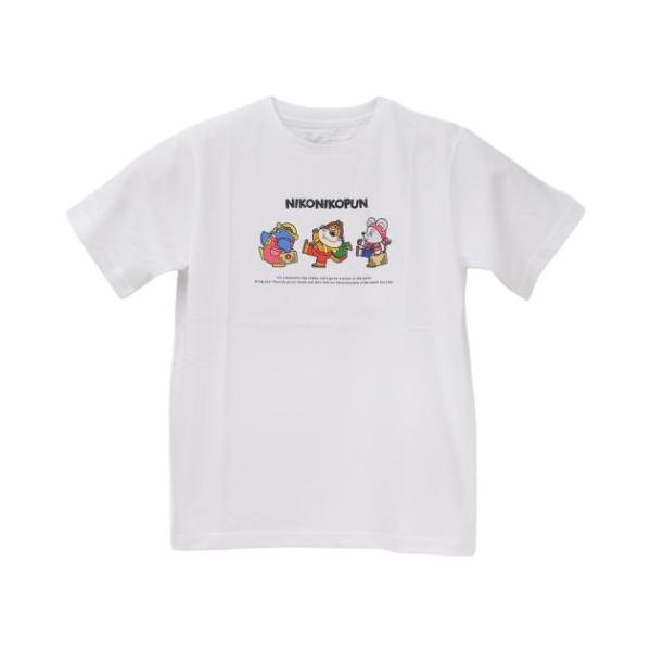 Tシャツ にこにこ、ぷん T-SHIRTS ホワイト NHK トーマントイズ