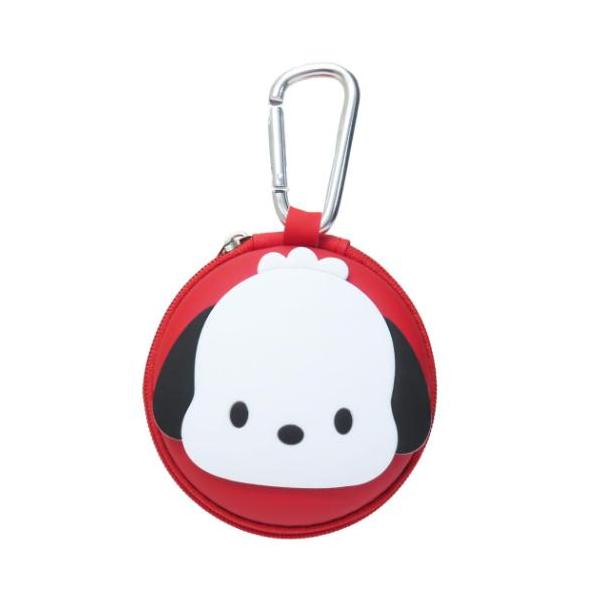 「ミニポーチ クリアポーチ」 ポチャッコ グッズ ミニポーチ サンリオ キャラクター ラウンド小物ケース2 便利なカラビナ付きでリュックなどカバンにつけられる 大人気サンリオキャラクターグッズにまたまた可愛いnewアイテム登場こちらはイヤホ...