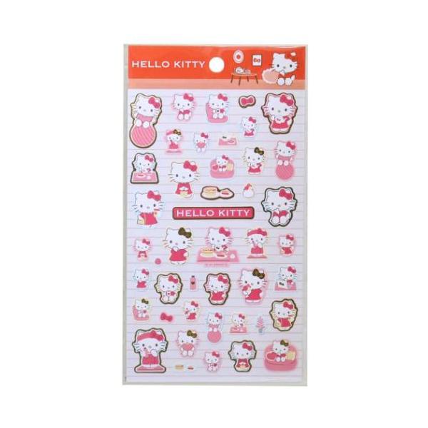 ハローキティ サンリオ キャラクター シールシート 箔押し キャラクターシール かわいいくらし 山野紙業