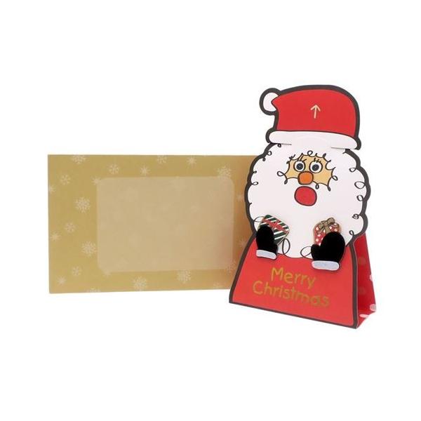 Christmas 封筒付きポップアップクリスマスカード サンタクロース グリーティングカード ギフト雑貨 グッズ かわいい キャラクターのシネマコレクション 通販 Paypayモール