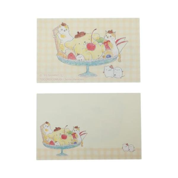 「グリーティングカード」 トコロコムギxサンリオキャラクターズ ミニメッセージカード サンリオ グリーティングカード キャラクター 気分はポムポムプリンアラモード 贈ってももらっても楽しいグリーティングカード トコロコムギとサンリオキャラク...