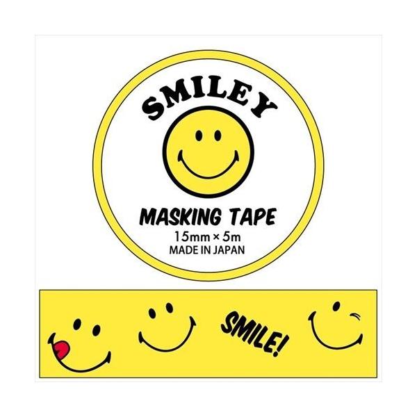 X}C[tFCX 15mm }Xe TS-28 ObY }XLOe[v LN^[ Smiley Face  15mm×5m v[ o^C