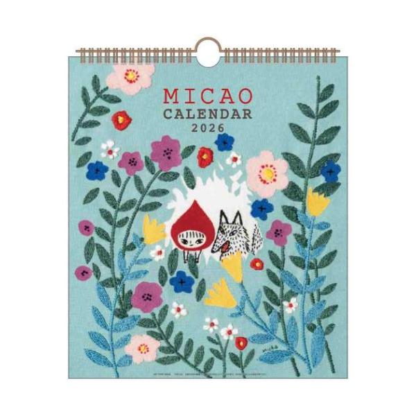 2026Calendar MICAO 壁掛けカレンダー2026年 30角 スケジュール
