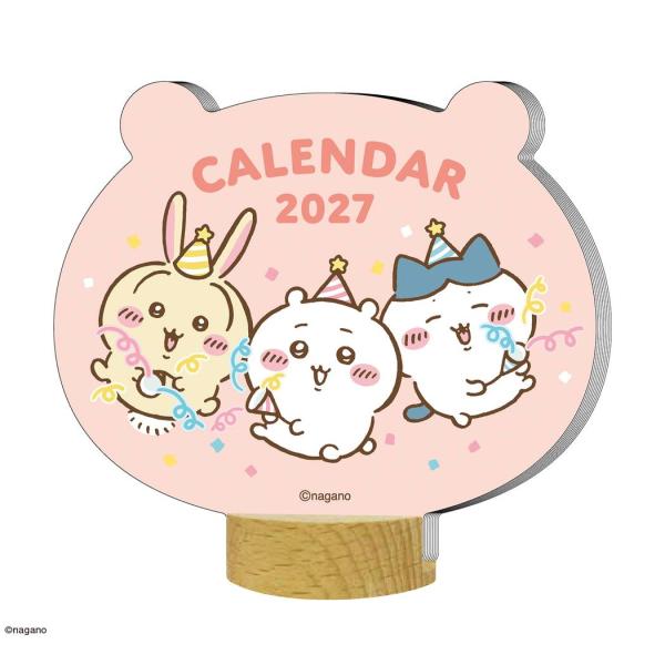 ちいかわ 2027Calendar ダイカット卓上カレンダー2027年 インテリア 令和9年暦 APJ