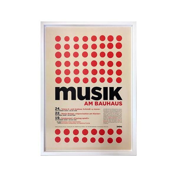 「取寄品」 「ポップアート」 アートポスター バウハウス Musik am Bauhaus2 Bauhaus お部屋やオフィス、お店のおしゃれなインテリアに… 1919年、ドイツ、ヴァイマールにて設立された建築デザインの専門学校「バウハウス...