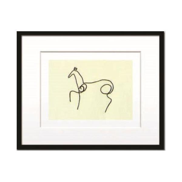 �f�U�C�i�[�Y�A�[�g Pablo Picasso �C���e���A �A�[�g Le cheval(Silkscreen) 63×53cm �Ǌ|�� �z�t�� �V���N�X�N���[�� �ʔ�