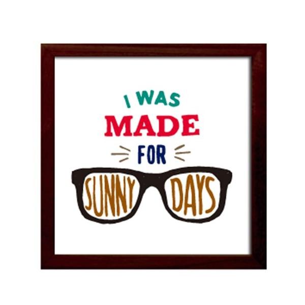 �T�C���t���[�� �C���e���A �J�t�F �C���e���A SIGN FRAME Sunny Days 22×22×2cm ����