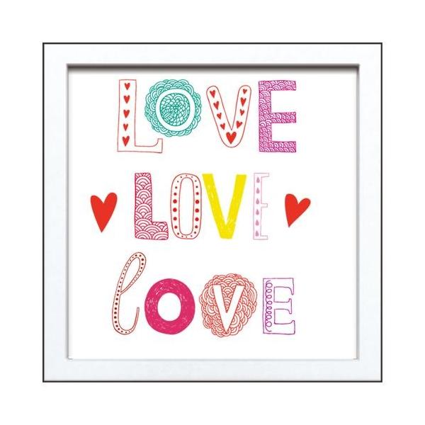 LoX A[g |X^[ zt JtF CeA TC t[ LOVE H 22×22cm  cafe