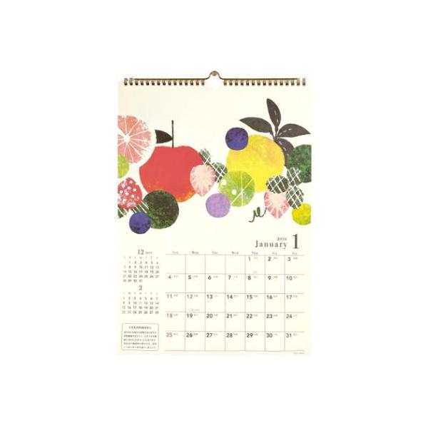 「ガーリー」 Tomoko Hayashi A3壁掛けカレンダー2026年 2026 Calendar ガーリーイラスト 旬果 ちょっとクラシックで大人可愛いカレンダー フルーツいっぱい、もぎたてフルーツ。太陽をたくさん浴びた旬の果物で、季...