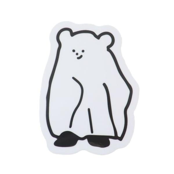 「ステッカーその他」 ビッグシール ステッカー bear ear ghost ミントイン 車やバイク、カバンやステーショナリーなどいろんなトコに… 毎日が楽しくなるキュートなZAKKAシリーズこちらは人気アイテム[ダイカットステッカー]ノー...
