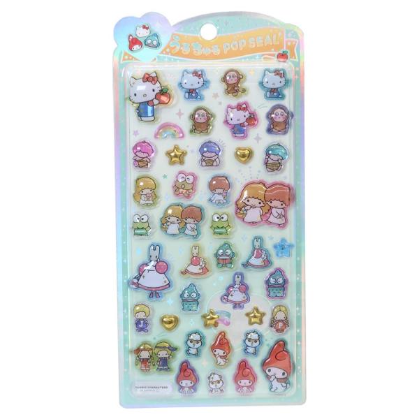 サンリオキャラクターズ シールシート うるちゅるポップシール レトロ Sanrio クラックス