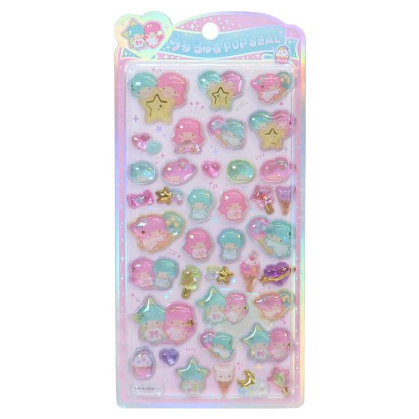 サンリオキャラクターズ シールシート うるちゅるポップシール リトルツインスターズ Sanrio クラックス