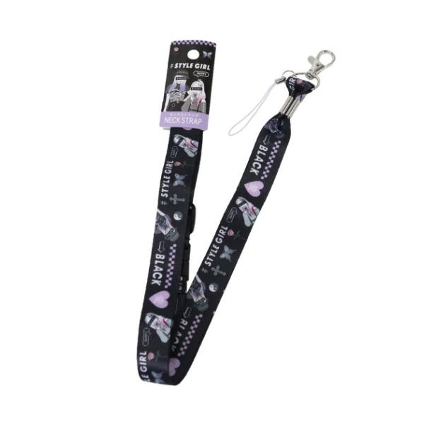 ネックストラップ ネックホルダー Black Style クラックス スマホストラップ キャラクターのシネマコレクション 通販 Paypayモール
