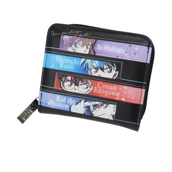 レディース 二つ折り財布 名探偵コナン スクエア ウォレット コナン