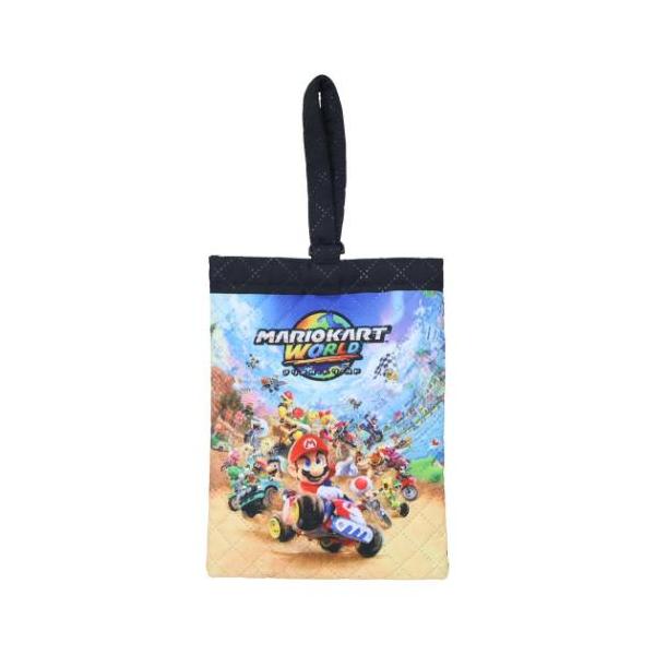 「シューズバッグ」 キルトシューズバッグ マリオカートワールド 上履き入れ サンアート 新入学 新学期にぴったりなスクール雑貨シリーズ 大陸横断。世界をまたぐレースが開幕！Nintendo Switch 2専用ゲーム[マリオカートワールド]...