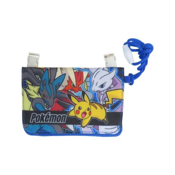「クリップポケット」 ポケットモンスター キャラクター クリップポケット ネックコード付きミニおでかけウォレット NVY ポケモン ズボンやスカートにポケットがなくても大丈夫 大人気[POCKET MONSTER/ポケットモンスター]グッズ...