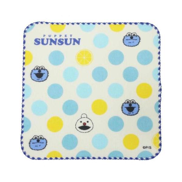 「ハンドタオル」 パペットスンスン ガーゼミニタオル PUPPET SUNSUN ハンドタオル キャラクター 柔らかコットンで手触り＆吸水もバツグン SNSで人気のキャラクター[パペットスンスン]グッズにまたまた可愛いnewアイテム登場こち...