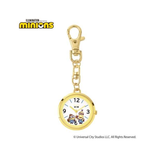 「腕時計」 ミニオンズ グッズ キーホルダー時計 キャラクター ノーマルKCウォッチ POPなデザインが可愛いキーチェーンウォッチ こちらはPOPなデザインがかわいい[キーチェーンウォッチ]バッグやポーチなど色々なところに付けられる かわい...