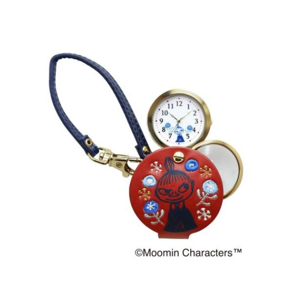 「腕時計」 ムーミン グッズ 懐中時計 キャラクター NEW刺繍入りハングウォッチ RE ルーペのついた実用性抜群のウォッチ 大人気[Moomin/ムーミン]グッズにまたまた可愛いnewアイテム登場こちらは便利なルーペ付きの[ハングウォッチ...