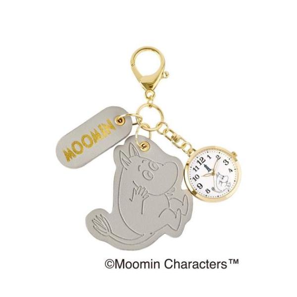 「腕時計」 ムーミン グッズ キーホルダー時計 キャラクター ムーミン型押しレザーチャームKC ムーミンの可愛い時計シリーズ [Moomin/ムーミン]グッズに可愛いnewアイテム登場こちらはキュートな[型押しレザーキーホルダー時計]型押し...