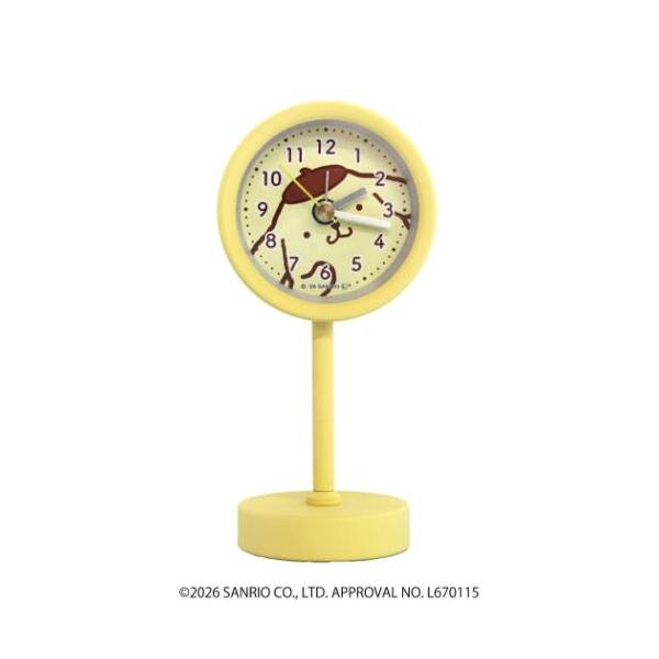 ポムポムプリン グッズ 置き時計 サンリオ キャラクター スタンドクロック 爆買