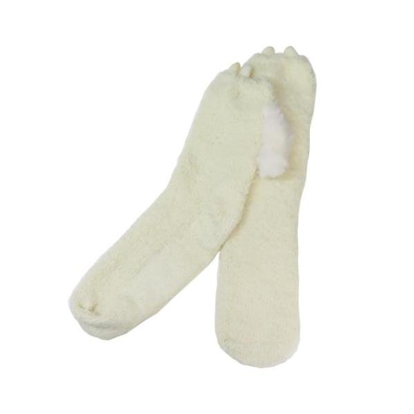 「もこもこソックス」 女性用防寒靴下 もこもこルームソックス ムームーサモエド アイボリー 足元が冷えやすい女性に嬉しいもこもこあったか靴下 FRIENDSHILLシリーズからキュートなウォーマー雑貨が登場こちらはあったかもこもこレディース...